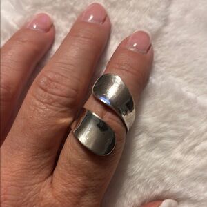 Sterling Silver Wrap Adjustable Ring